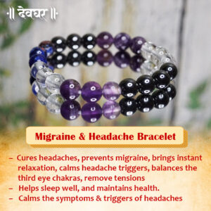 Migraine & Headache Relief Crystal Bracelet