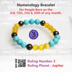 Number Ki Shakti 03 – Jupiter Bracelet