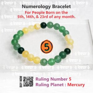Number Ki Shakti 05 – Mercury Bracelet