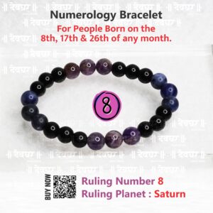 Number Ki Shakti 08 – Saturn Bracelet