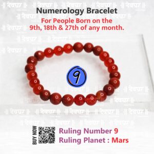 Number Ki Shakti 09 – Mars Bracelet